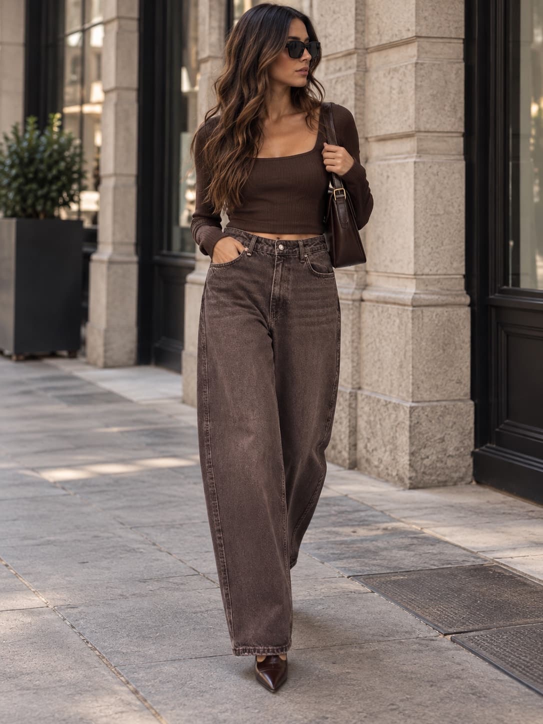 Barrel jeans — Foto 1 de 2