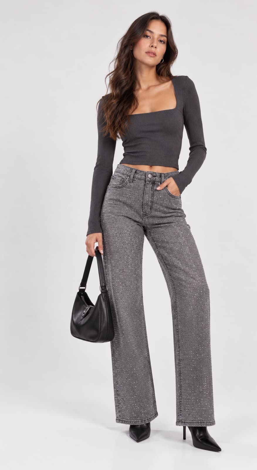Straight Jeans — vista trasera