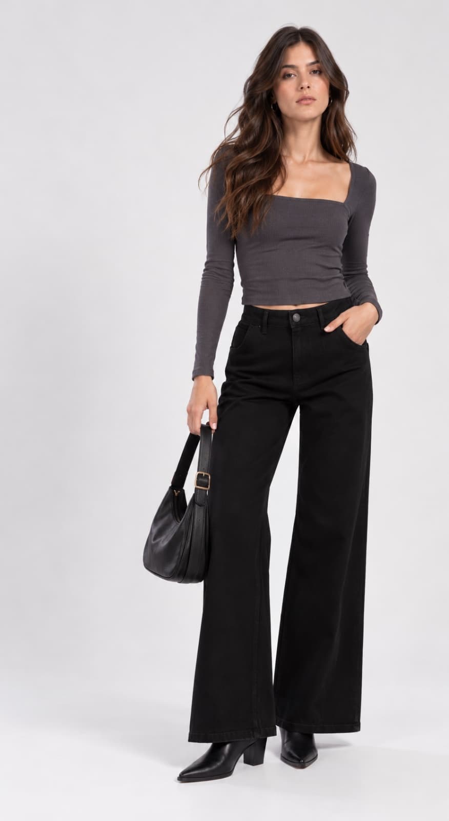 Vintage Loose Negro — vista frontal
