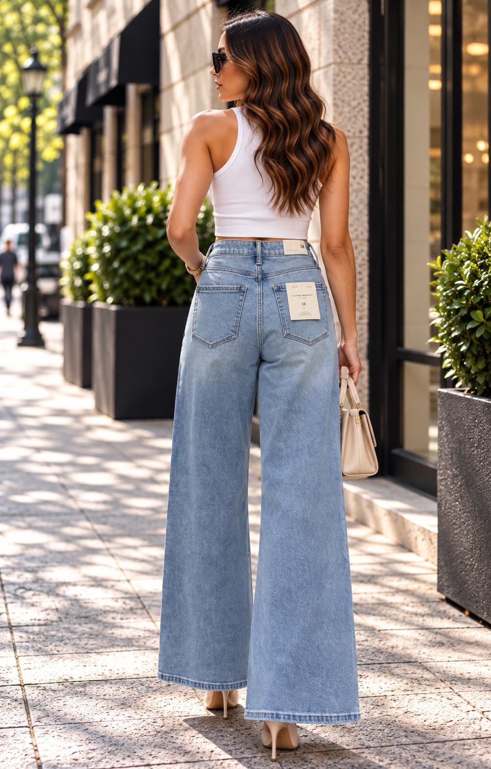 Jean Vintage Flare — vista trasera